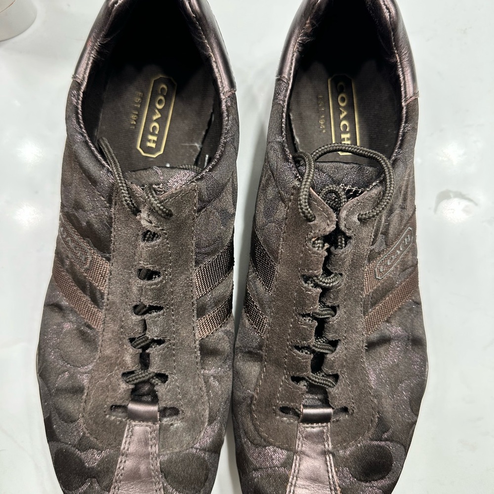 Coach - Katelyn Monogram Signature Lace Up Sneakers